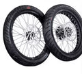 Black Supermoto Wheelset